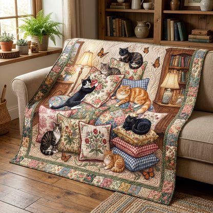 Vintage Cottage Collection Quilted Blanket NCU0PTT3198