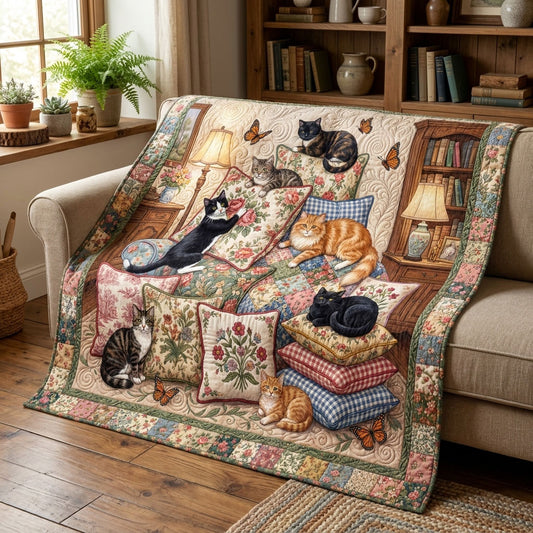 Vintage Cottage Collection Quilted Blanket NCU0PTT3198