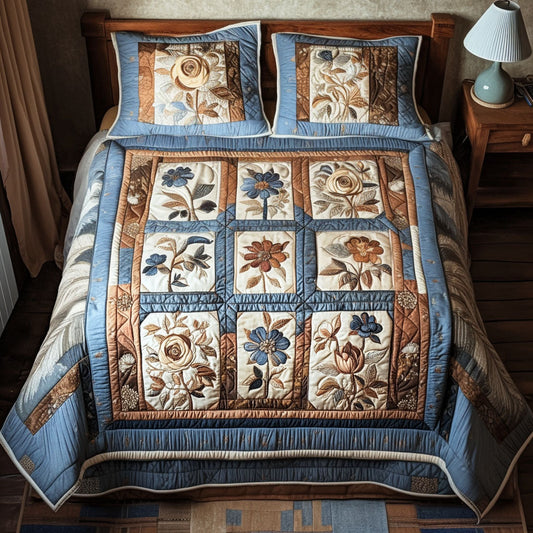 Vintage Floral Magic Duvet Cover Set NCU0PTT336