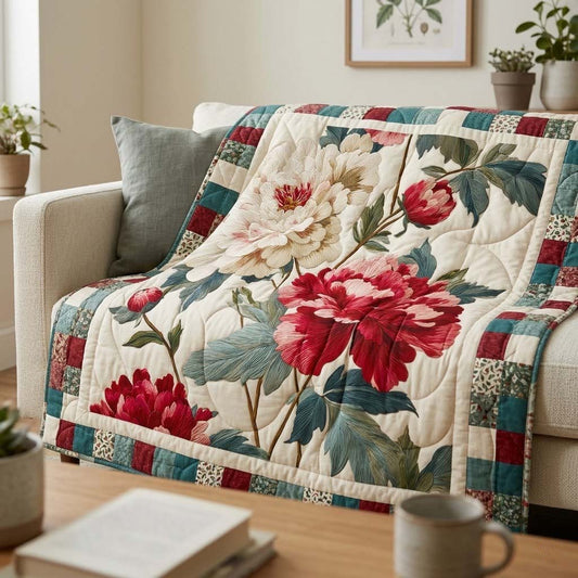 Vintage Garden Quilted Blanket NCU0DQQ0554