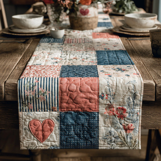 Vintage Hearth Quilted Table Runner NCU0LDH324