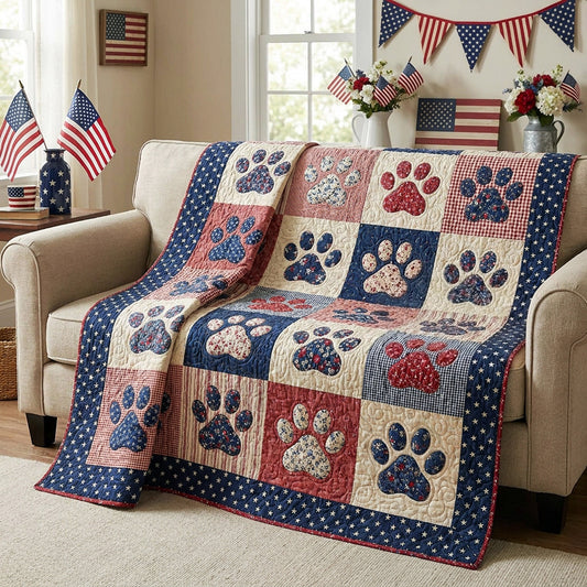 Vintage Tails Quilted Blanket NCU0NTV1082