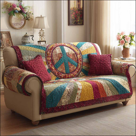 Vintage Unity Quilted Sofa Cover NCU0NXD1508