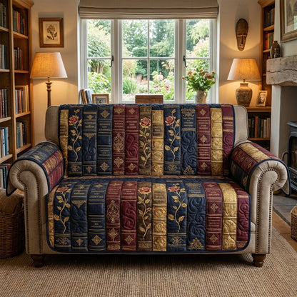 Vintage Volumes Quilted Sofa Cover NCU0DV2056