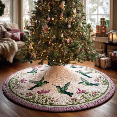 Vintage Wings Christmas Quilted Tree Skirt NCU0DV1338