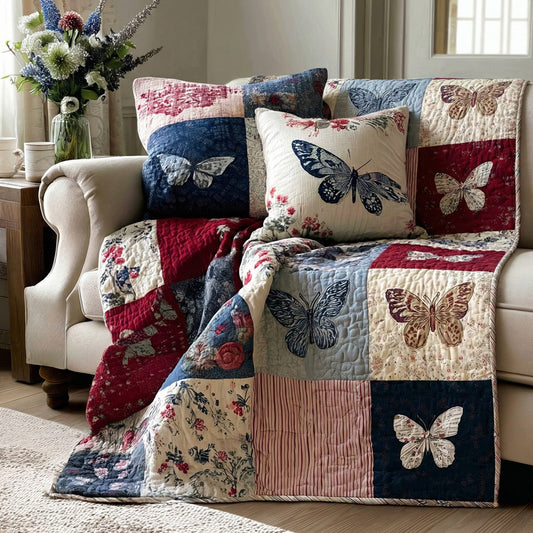 Vintage Wings Quilted Blanket NCU0LDH480