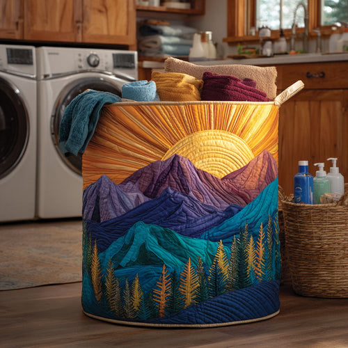 Violet Dawn Quilted Laundry Basket NCU0NTV315