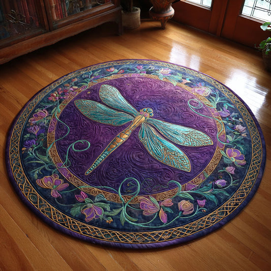 Violet Harmony Quilted Round Mat NCU0NTV550