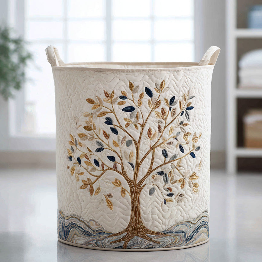 Vital Bloom Quilted Laundry Basket NCU0DV841