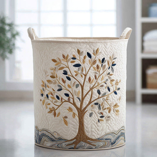 Vital Bloom Quilted Laundry Basket NCU0DV841