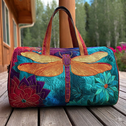 Vivid Meadow Quilted Duffle Bag NCU0DDK2366