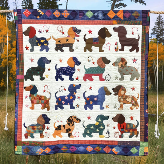 Wagging Tails Quilted Blanket NCU0DV064