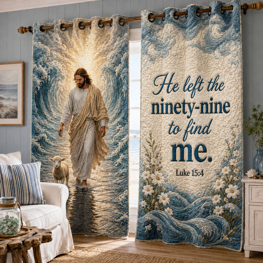 Walk in His Light Quilted Curtains NCU0PTT3370