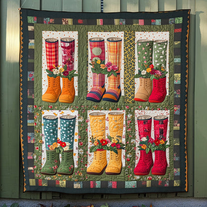 Walk in the Garden Quilted Blanket NCU0TH1447