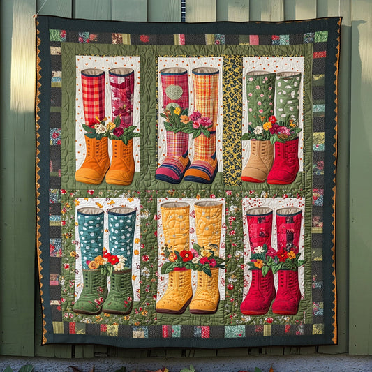Walk in the Garden Quilted Blanket NCU0TH1447
