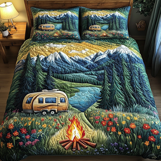 Wanderlust Wheels Duvet Cover Set NCU0DV399