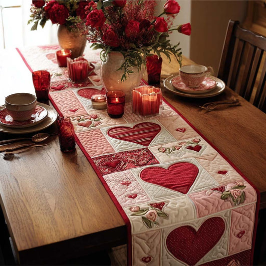 Warm Devotion Quilted Table Runner NCU0DQQ0182