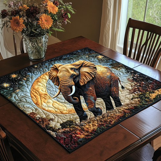 Warm Elephant Quilted Table Topper NCU0DDK543