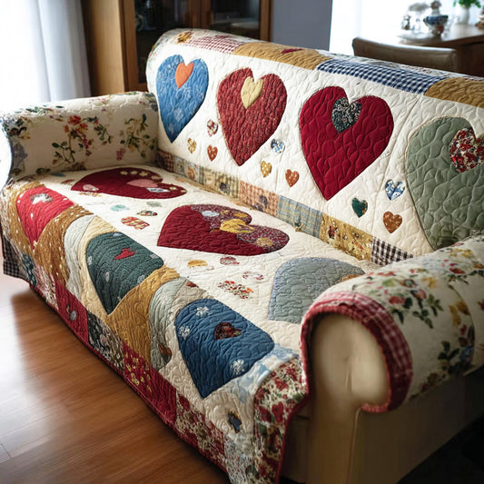 Warm Meadow Quilted Sofa Cover NCU0NTD1251