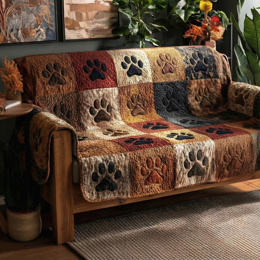 Warm Paws Quilted Sofa Cover NCU0LDH363