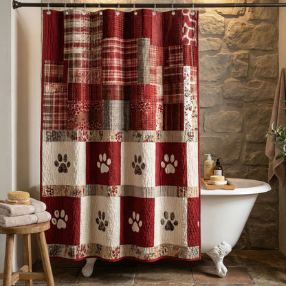 Warm Trails Paw Shower Curtain NCU0NNT2922