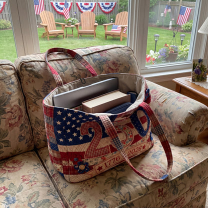 Warmth of the West Quilted Classic Tote Bag NCU0PTT3173