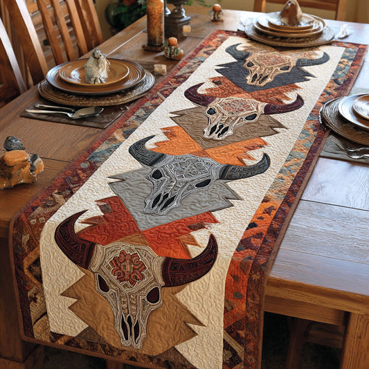 Warrior Horns Quilted Table Runner NCU0NTD1731