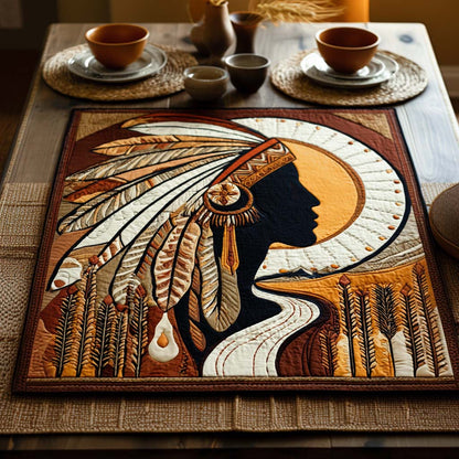 Warrior Legacy Quilted Table Topper NCU0NXD101