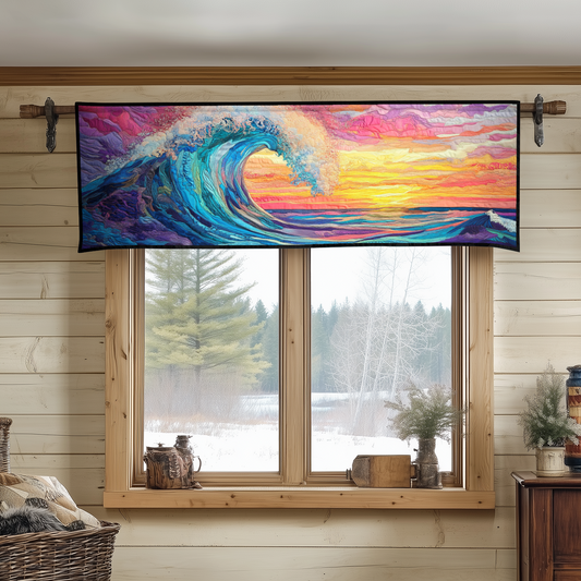 Water Surge Quilted Valance NCU0DDK865