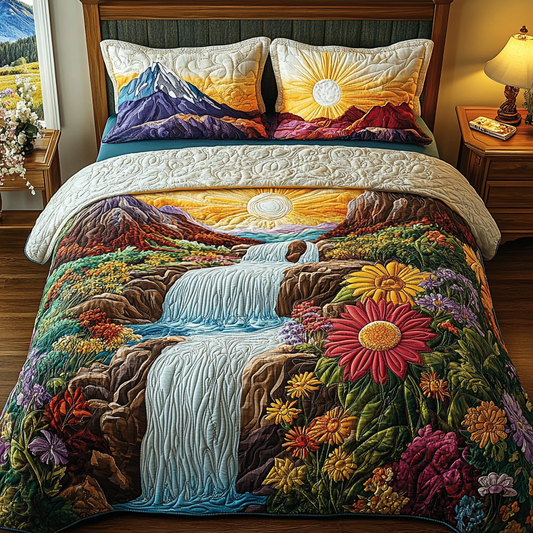 Waterfall Serenity Duvet Cover Set NCU0DV314