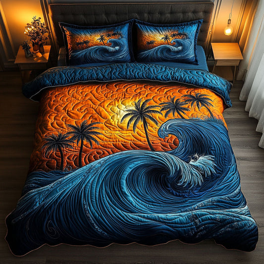 Wave Dance Duvet Cover Set NCU0NNT372