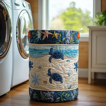 Wave Wanderer Quilted Laundry Basket NCU0DV704