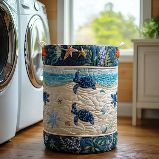 Wave Wanderer Quilted Laundry Basket NCU0DV704