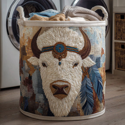 Western Bison Spirit Quilted Laundry Basket NCU0HNH454