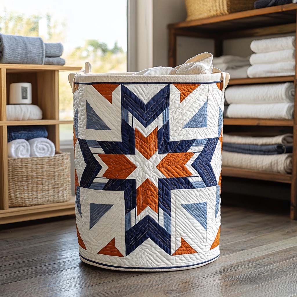 Western Canyon Quilted Laundry Basket NCU0DQQ060