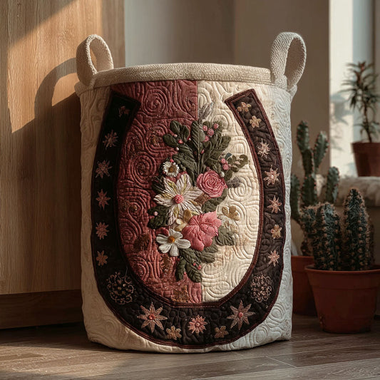 Western Heartland Quilted Laundry Basket NCU0PTT2746