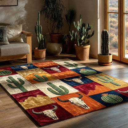 Western Mosaic Area Rug NCU0LDH310