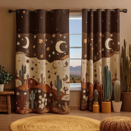 Western Nightfall Quilted Curtains NCU0PTT2726