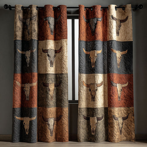 Western Patchwork Quilted Curtains NCU0NNT2821