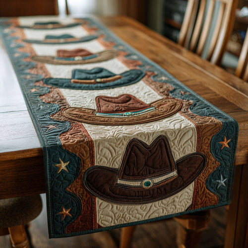 Western Range Quilted Table Runner NCU0NTV828