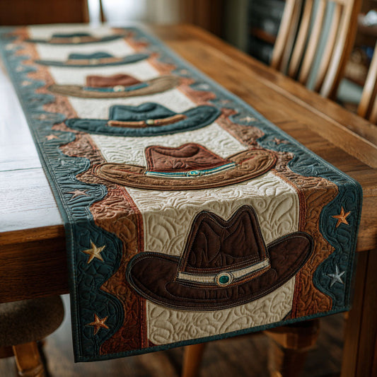 Western Range Quilted Table Runner NCU0NTV828