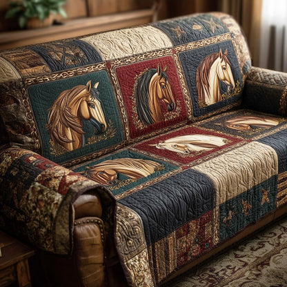 Western Roamer Quilted Sofa Cover NCU0NTD1335