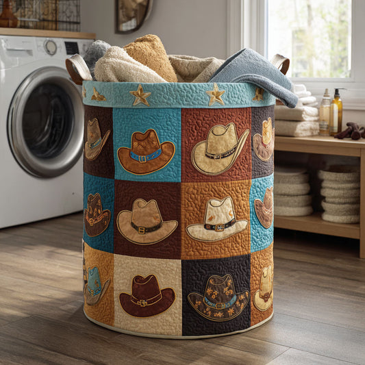 Western Spirit Quilted Laundry Basket NCU0NTV432
