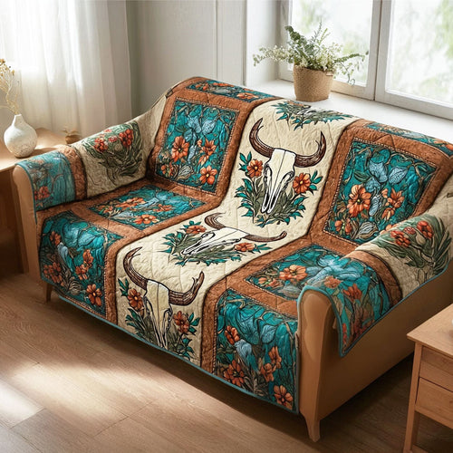 Western Spirit Quilted Sofa Cover NCU0NTD1547