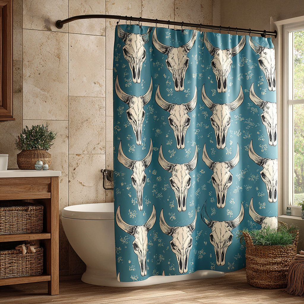Western Totem Shower Curtain NCU0DDK2359