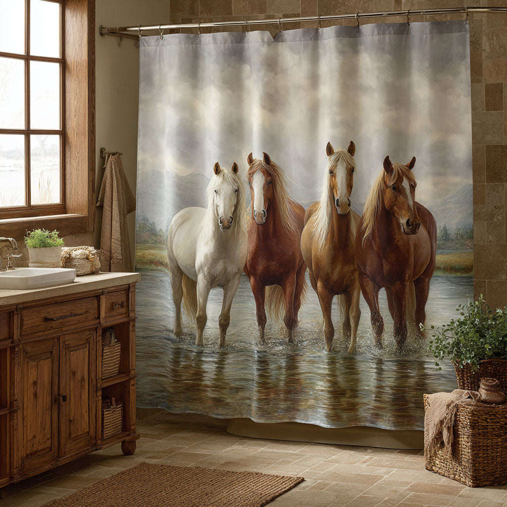 Western Trail Shower Curtain NCU0DDK2460