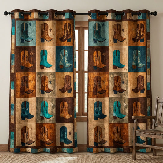 Western Trails Quilted Curtains NCU0DDK2550