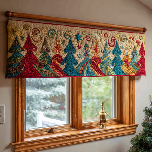 Whimsical Pines Quilted Valance NCU0PVL721