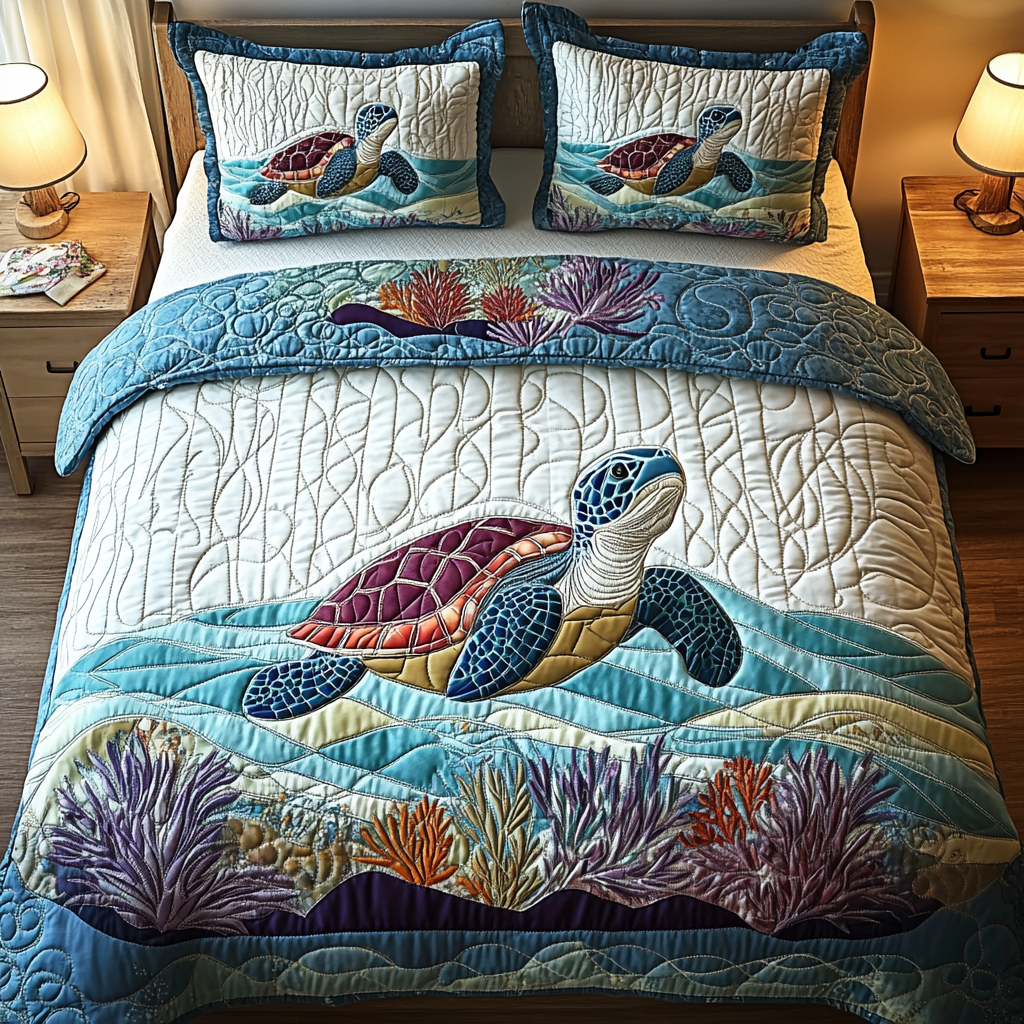 Whimsical Shell Duvet Cover Set NCU0DV214