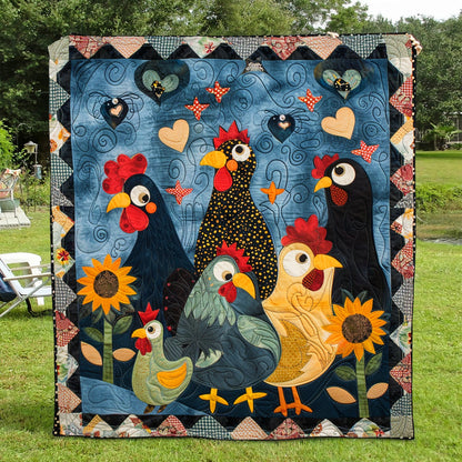 Whimsy Night Farm Quilted Blanket NCU0TH864